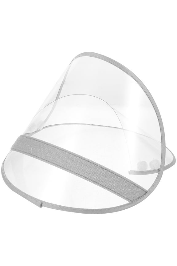 Transparent Plastic Rain Bonnet Shield for Raincoat Practical Design for Shop