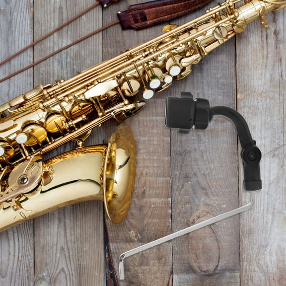 Beaupretty Trumpet Holder Saxophone Phone Holder Read Music ABS Black 1Pack