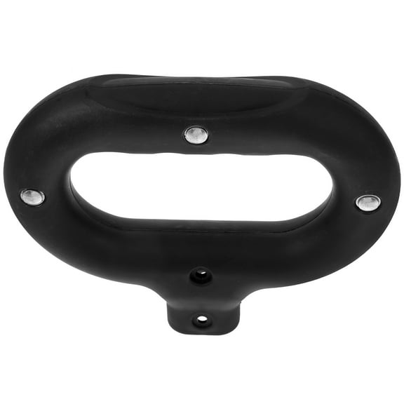 Beaupretty Sturdy Black Plastic Camp Wagon Cart Push Handle Grip for Outdoor Use