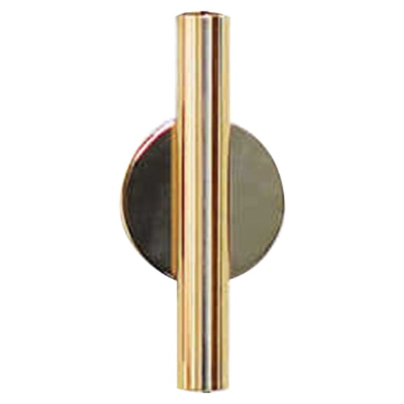 Beaupretty Wall Mounted Golden Metal Vase Flower Tube for Home and Wedding Decoration