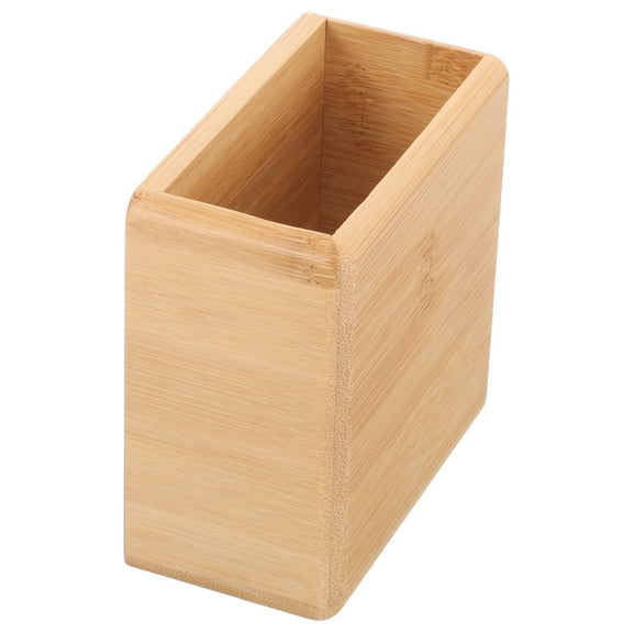 Beaupretty Control Holder Wall Beige Bamboo Remote Organizer 1Pcs