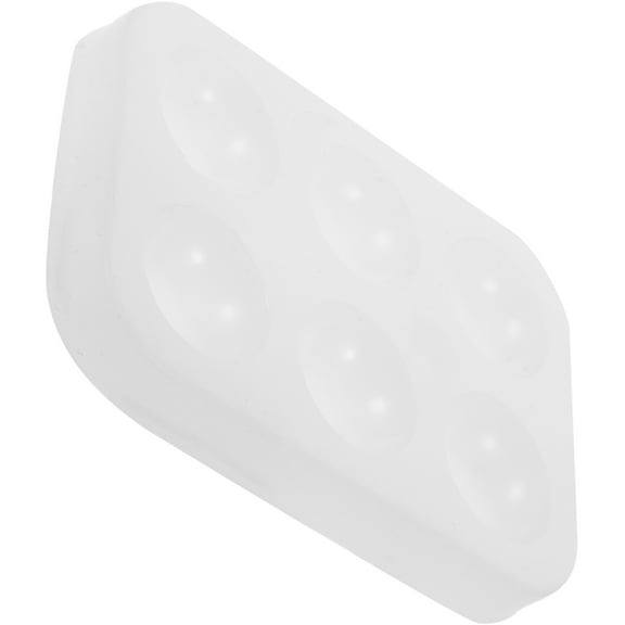 Beaupretty Silicone Palette for Makeup, Reusable White, Easy to Clean and Store