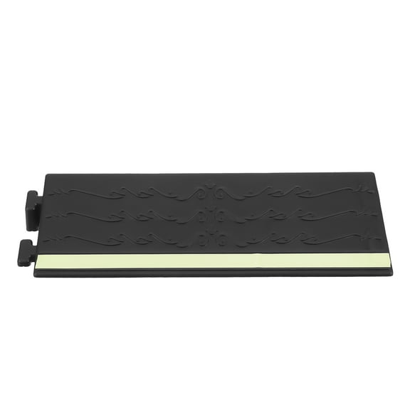 Beaupretty Black Plastic Threshold Ramp with Night Glow for Doorways and Home Use
