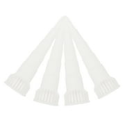 Beaupretty White Caulk Saver Caps Rubber Nozzles for Precise Caulking 4Pcs