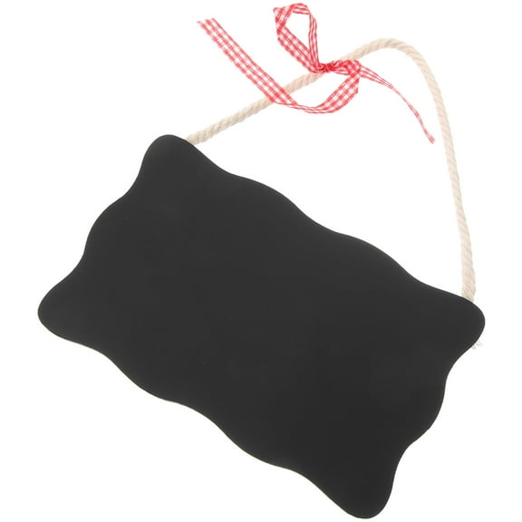 Beaupretty Wooden Sign, Black, Double-Sided Message Board, Lightweight and Easy to Install