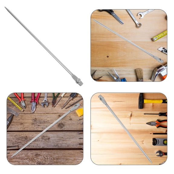 Beaupretty Sturdy Metal Grounding Rod for Outdoor Electrical Projects and Fence Grounding