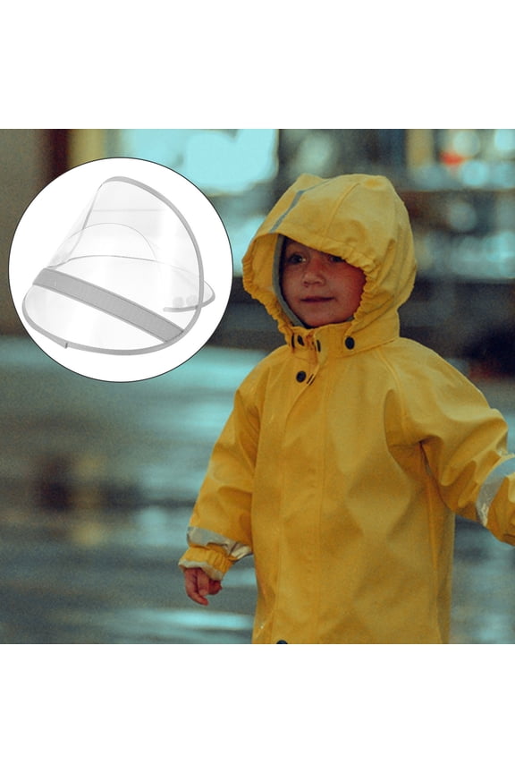 Transparent Plastic Rain Bonnet for Shop Easy Install Face Protector