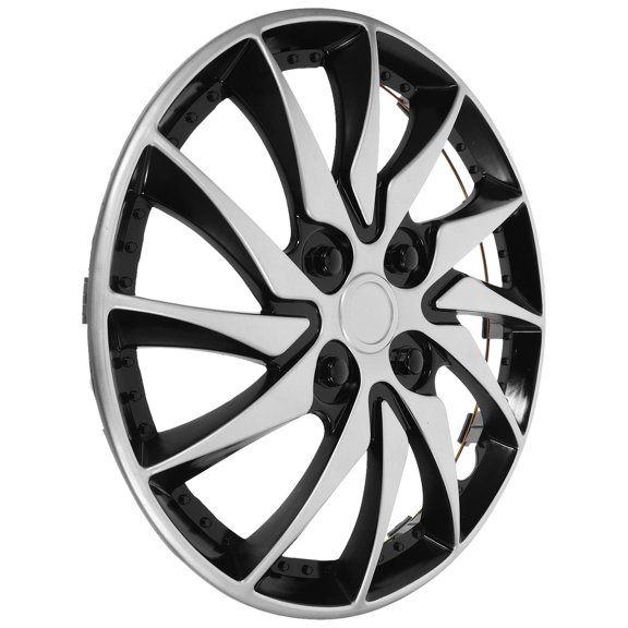 Beaupretty Car Hub Cover in Black ABS - Original Quality, Improved Design, Easy to Clean