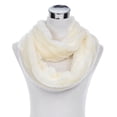 thumbnail image 1 of Beaute Fashion Faux Fur Fuzzy Adult Women WARM WINTER SCARF Twisted or Infinity Plush Neck Warmer (Infinity White), 1 of 4