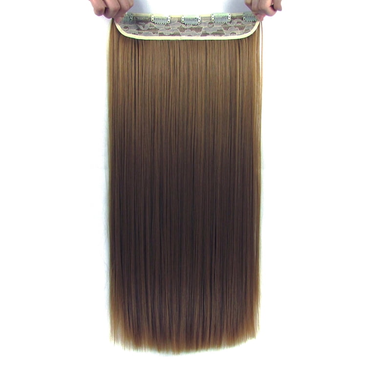 Beaute Galleria 22 inches Women Long Straight Half Head 5  display picture 2