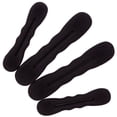 thumbnail image 1 of Beaute Galleria 4-Piece Magic Hair Donut Hair Bun Maker, Ballet Bun Hair Accessory, Black Color, 2 Large and 2 Small, 1 of 10