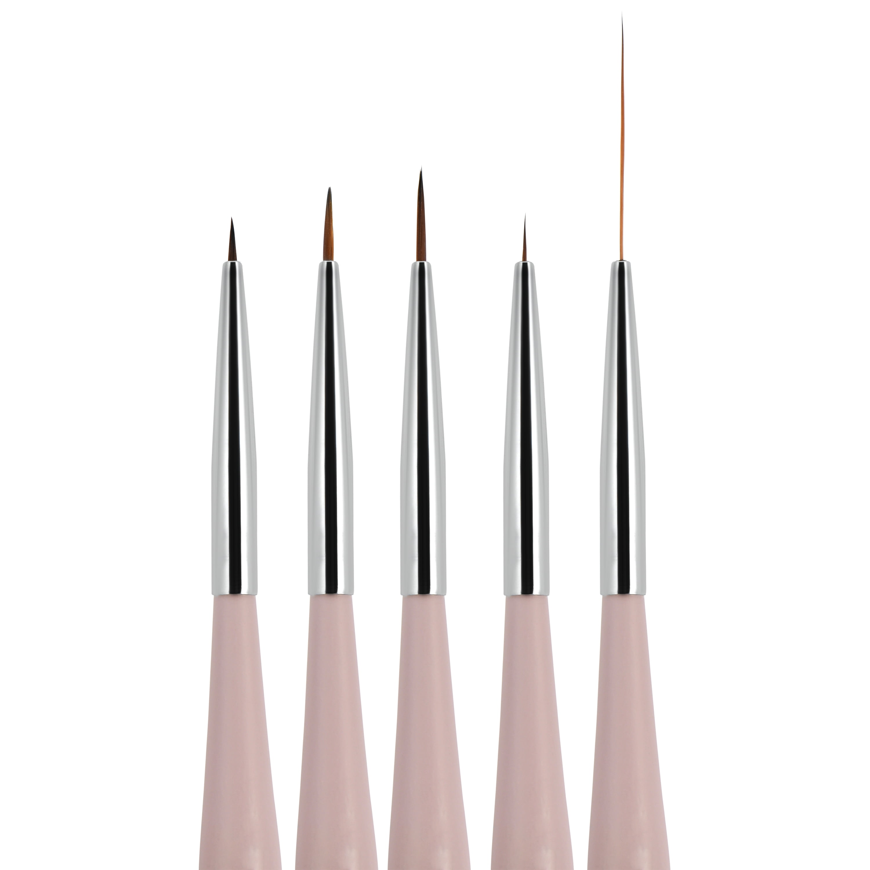 Nail Art Liner Brushes Set Design Brush Striping Thin - Temu