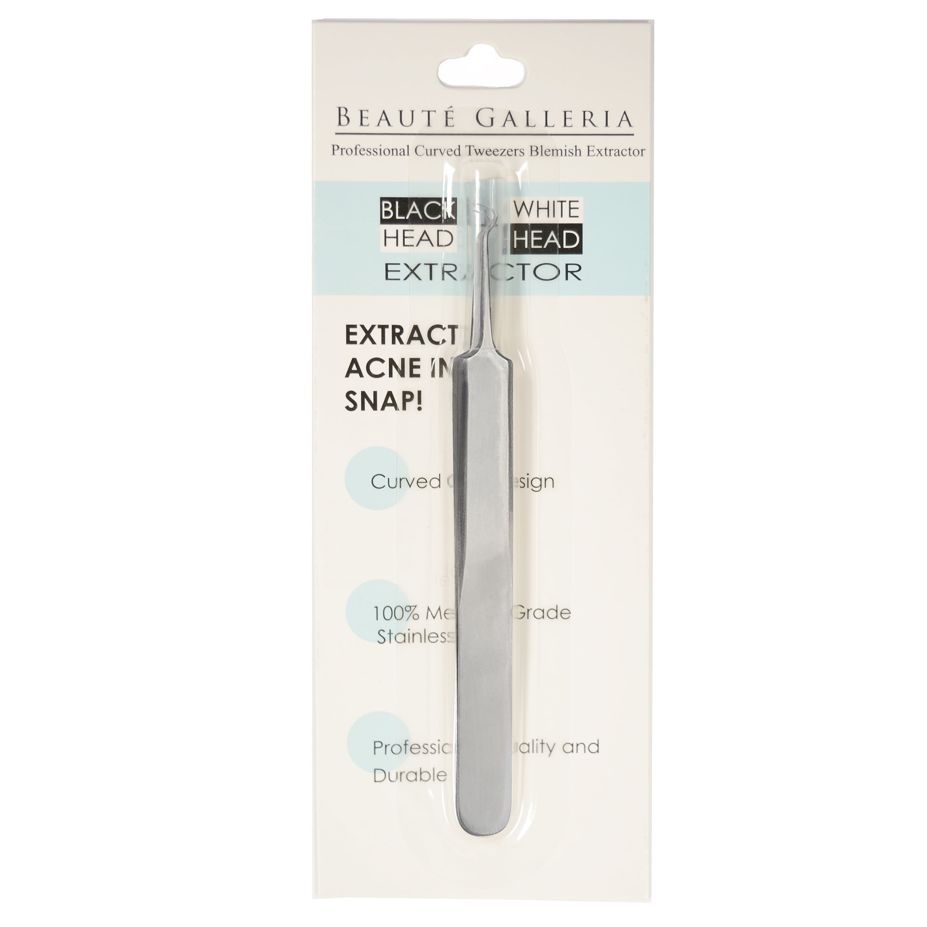 Beaute Galleria Bend Curved Blackhead Remover Pimple Extractor Popper