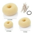 thumbnail image 1 of Beaute Galleria 3 Pieces Hair Donuts Hair Bun Maker, Ballet Bun Chignon Updo (Large, Medium, Small), 1 of 11