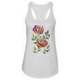 thumbnail image 1 of Beautful Pink Roses Sketch Tank Women -Image by Shutterstock, Female Medium, 1 of 4