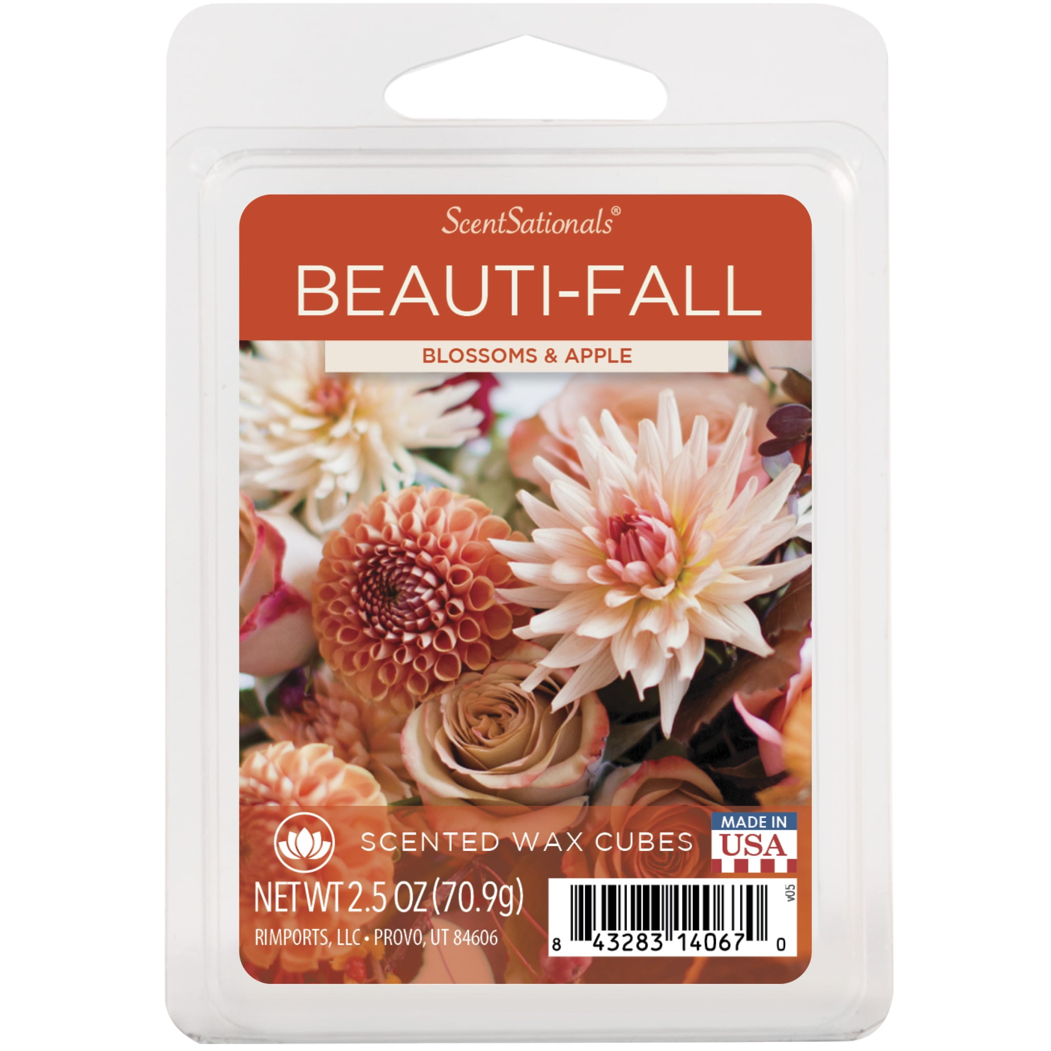 Beauti-Fall Scented Wax Melts, ScentSationals, 2.5 oz (1-Pack