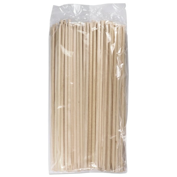 Beauticom 1000 pcs 7" Cuticle Wood Stick Pusher Remover - Large Flat End Stick for Manicure Pedicure Tools 1/8" Diameter (1,000 pieces)