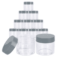 thumbnail image 1 of Beauticom 300 Pieces 30G/30ML(1 Oz) Round Clear Plastic Container Jars with Flat Top Lid - 300 Jars, 1 of 7
