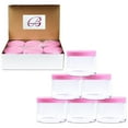 thumbnail image 1 of Beauticom 36 Jars High Quality 120 gram/ml 4 Oz Thick Acrylic Sample Container Jars - BPA Free (Pink), 1 of 5