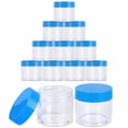 thumbnail image 1 of Beauticom 6 Pieces 30G/30ML(1 Oz) High Quality Thick Wall Round Clear Plastic Container Jars with Flat Top Lid - 6 Jars, 1 of 3