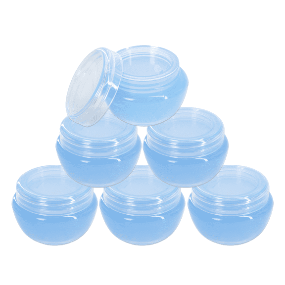Jar 10g - Round Blue - 6pcs