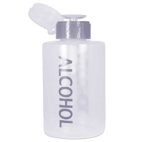 Beauticom High Quality 12oz Alcohol Pump Dispenser - Gray