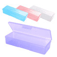 thumbnail image 1 of Beauticom Personal Box Storage Case for Nail Professionals Manicure and Pedicure Nail Tools Organizer Box Large Size - ( Color Mixed, 4 Pieces Pack), 1 of 12