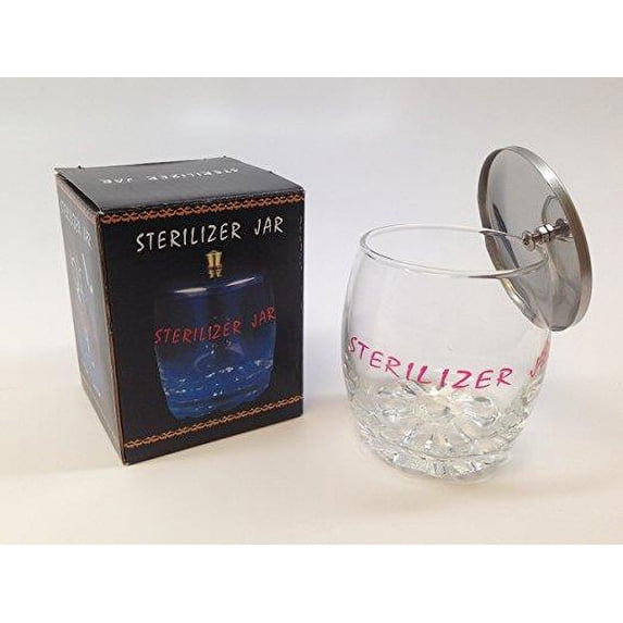 Beauticom Sterilizer Jar with Metal Lid