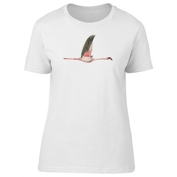Beautifil Watercolor Bird Flying T-Shirt Women -Image by Shutterstock, Female Small