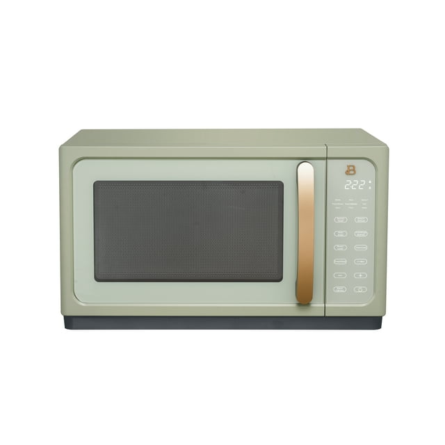 Beautiful 1.1 Cu ft 1000 Watt, Sensor Microwave Oven, Sage Green by