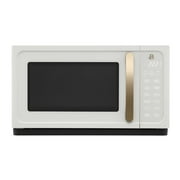 Nostalgia Clmo7wh Classic Retro 0.7 Cu. ft. 700-Watt Countertop Microwave Oven with LED Display, White