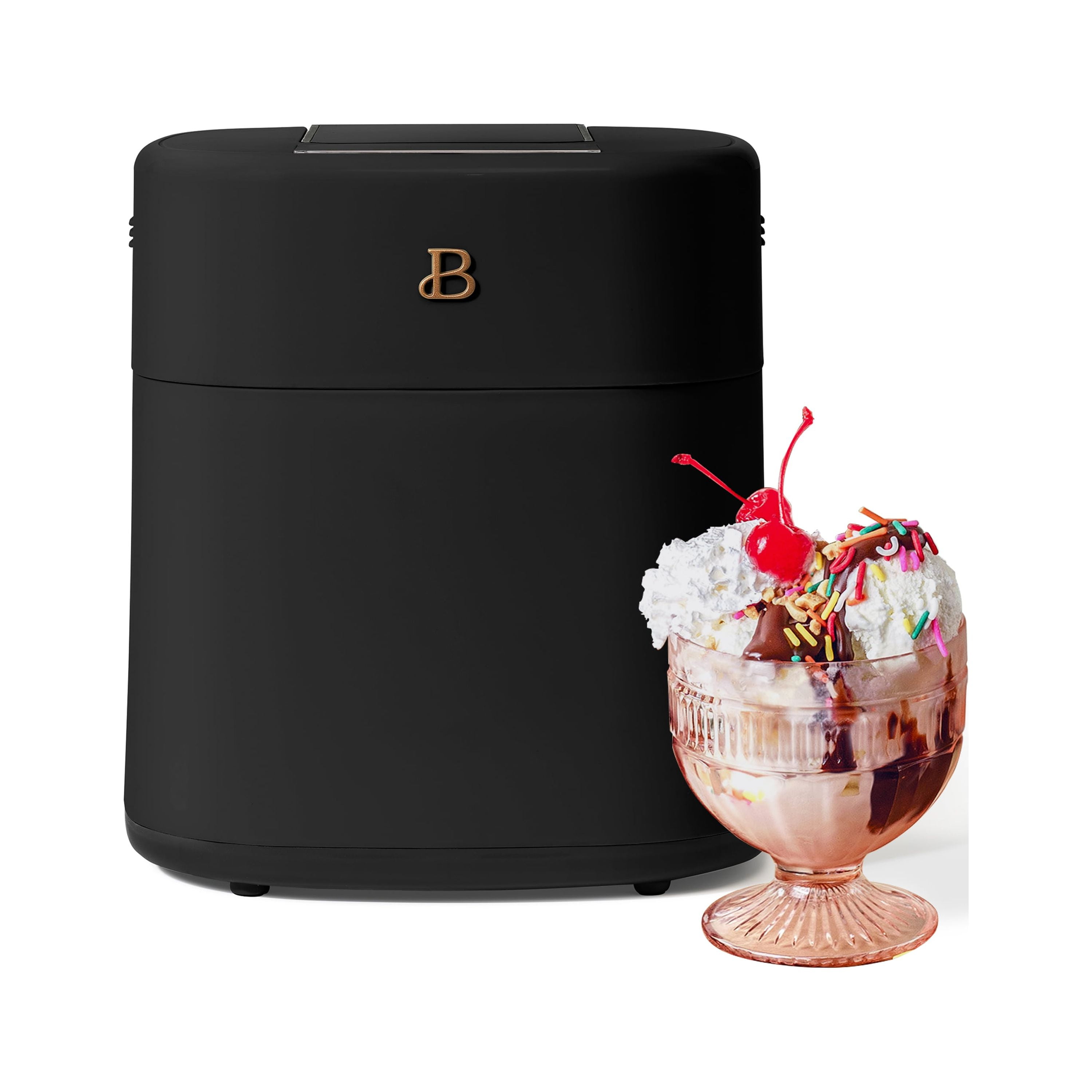 Black Coffee Ice Cream and Bosch Ice Cream Maker Review - That