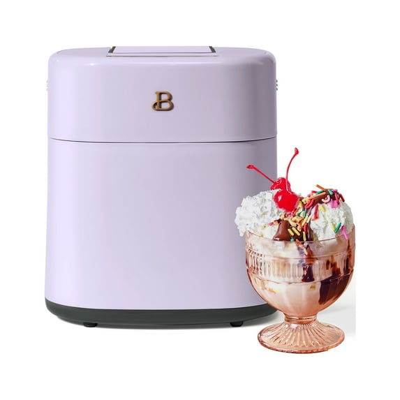Beautiful 1.5 Qt Ice Cream Maker with Touch Activated Display, Lavender by Drew Barrymore