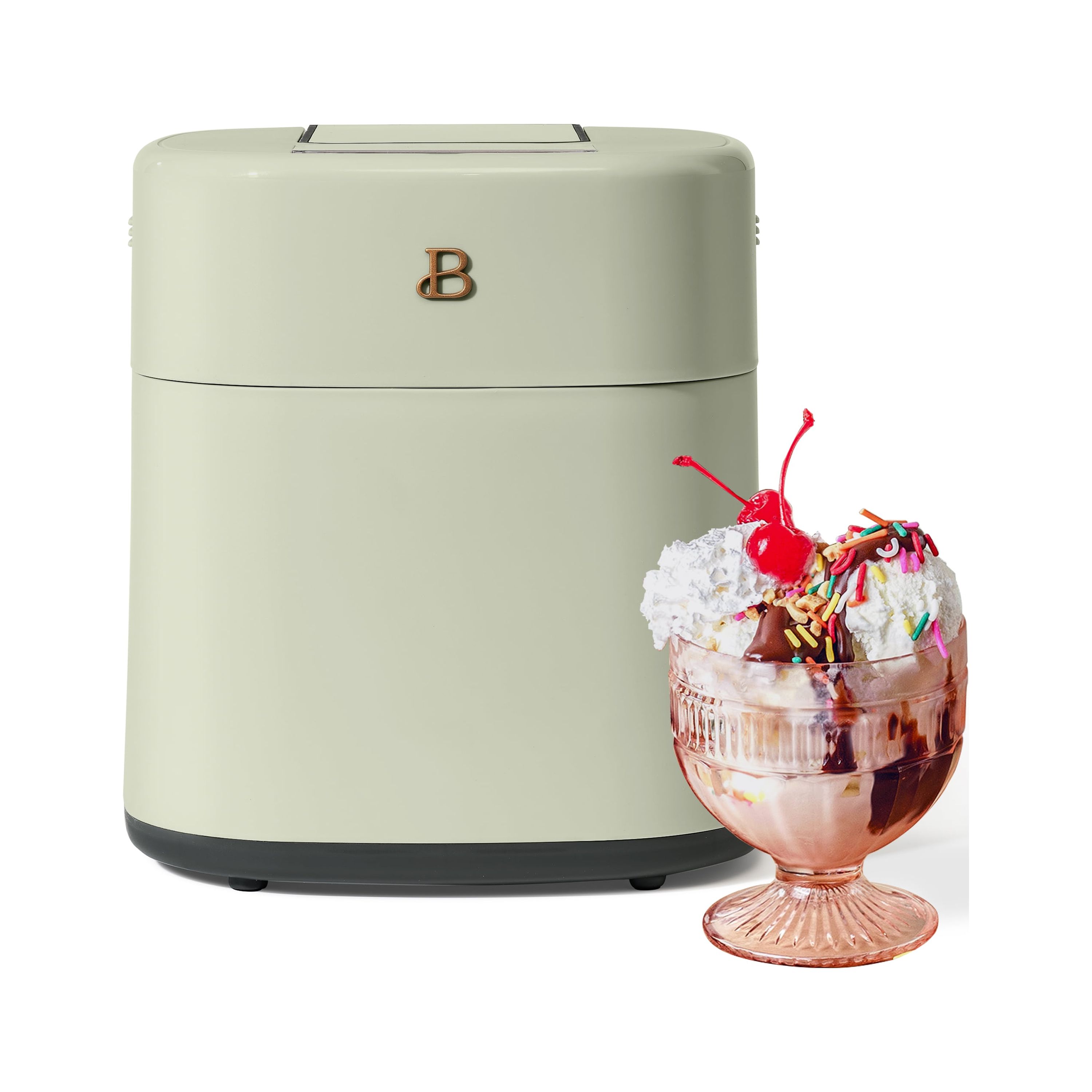 Beautiful 1.5 Qt Ice Cream Maker with Touch Activated Display, Sage Green by Drew Barrymore - image 1 of 13