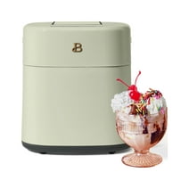 Beautiful 1.5 Qt Ice Cream Maker with Touch Activated Display, Sage Green by Drew Barrymore