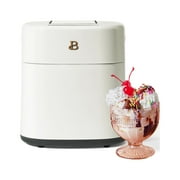 Beautiful 1.5 Qt Ice Cream Maker with Touch Activated Display, White Icing by Drew Barrymore