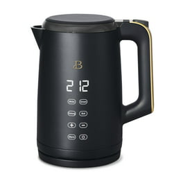 Travel Portable Electric Tea Kettle, Small Coffee Kettle, Mini Hot Water  Boiler, 380mL & 304 Stainless Steel, with 4 Variable Presets and Auto  Shut-OffBlack
