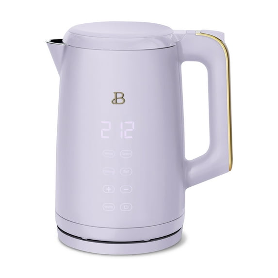 Beautiful 1.7-Liter Electric Kettle 1500 W with One-Touch Activation, Lavender by Drew Barrymore