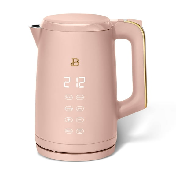 Beautiful 1.7-Liter Electric Kettle 1500 W with One-Touch Activation, Rose by Drew Barrymore