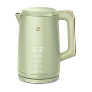 Beautiful 1.7-Liter Electric Kettle 1500 W with One-Touch Activation, Sage Green by Drew Barrymore