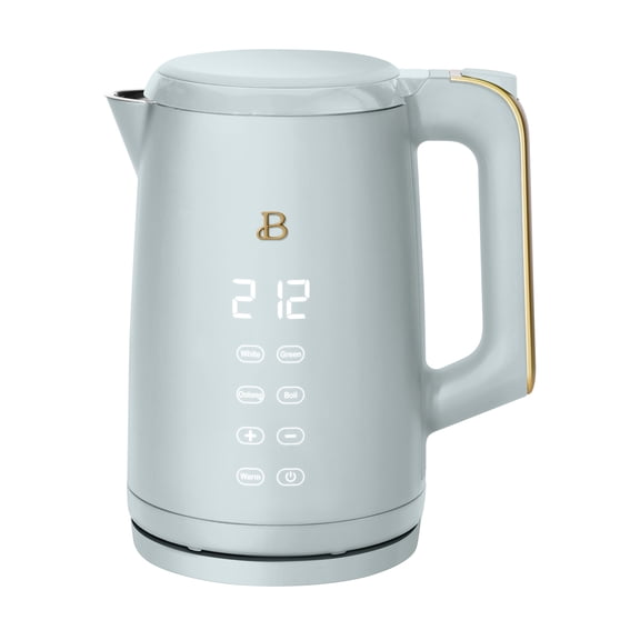 Beautiful 1.7-Liter Electric Kettle 1500 W with One-Touch Activation, Hydrangea by Drew Barrymore