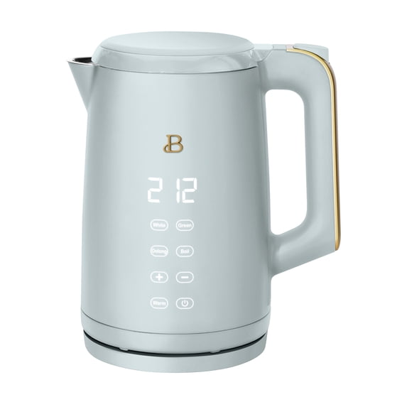 Beautiful 1.7-Liter Electric Kettle 1500 W with One-Touch Activation, Hydrangea by Drew Barrymore