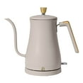 thumbnail image 1 of Beautiful 1-Liter Electric Gooseneck Kettle 1200 W, Porcini Taupe by Drew Barrymore, 1 of 10