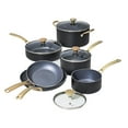 thumbnail image 1 of Beautiful 10 PC Cookware Set, Black Sesame by Drew Barrymore, 1 of 9