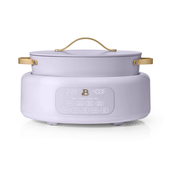 Beautiful 10 in 1, 6 Qt Electric Multi-Cooker, Lavender by Drew Barrymore