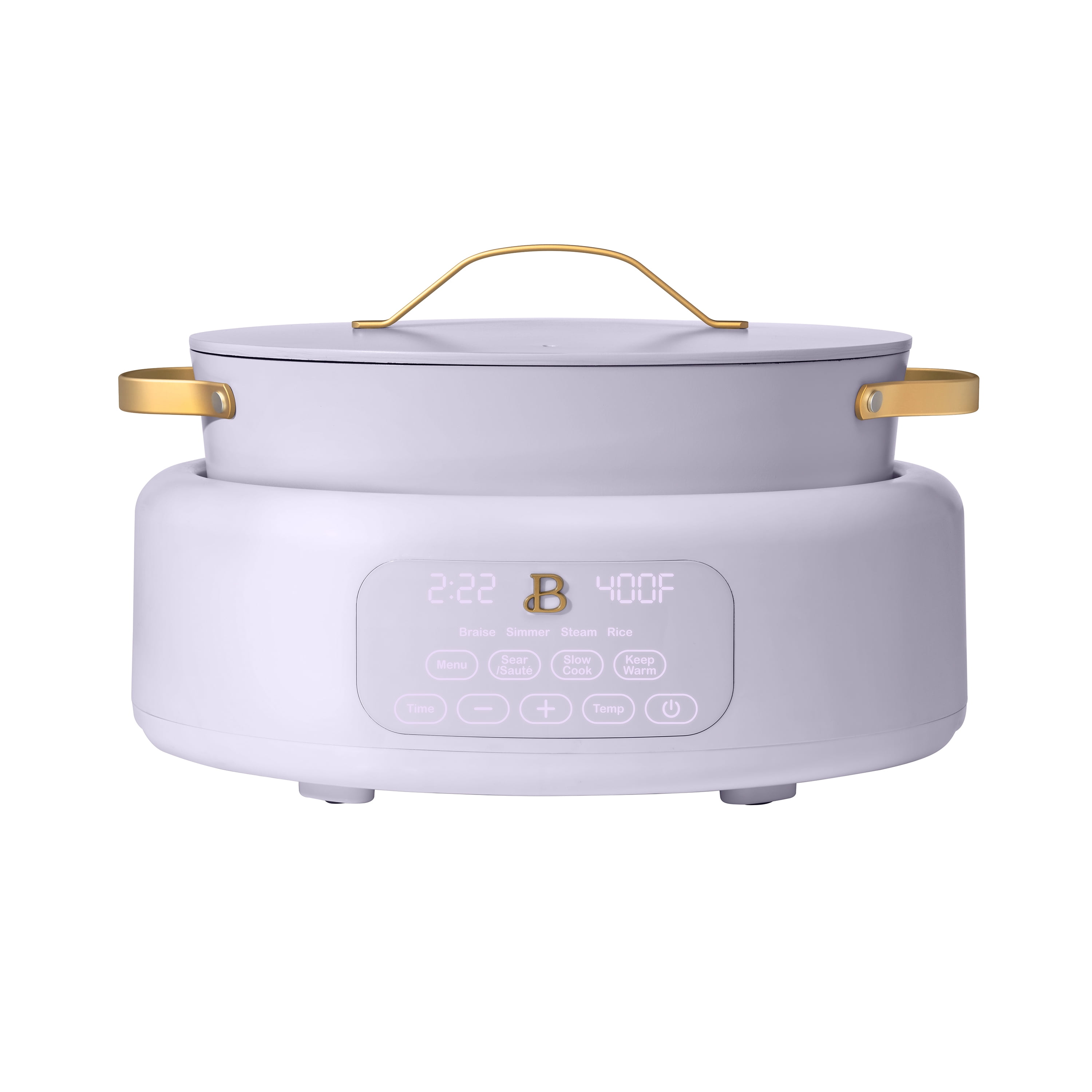 Beautiful 10 in 1, 6 Qt Electric Multi-Cooker, Lavender by Drew