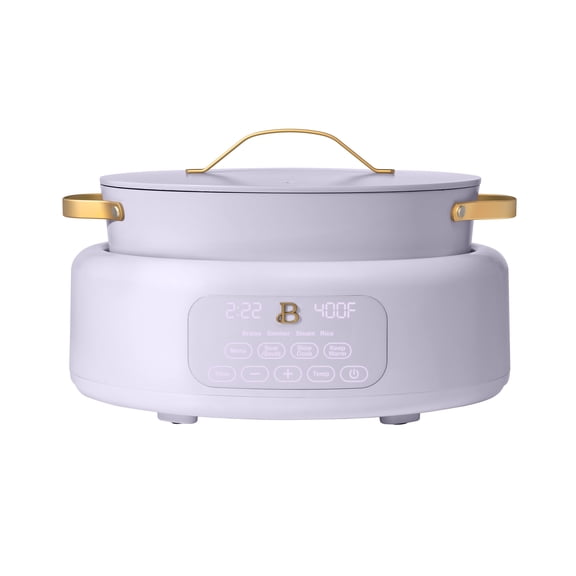 Beautiful 10 in 1, 6 Qt Electric Multi-Cooker, Lavender by Drew Barrymore