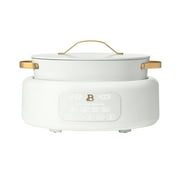 Beautiful 10 in 1, 6 Qt Electric Multi-Cooker, White Icing by Drew Barrymore