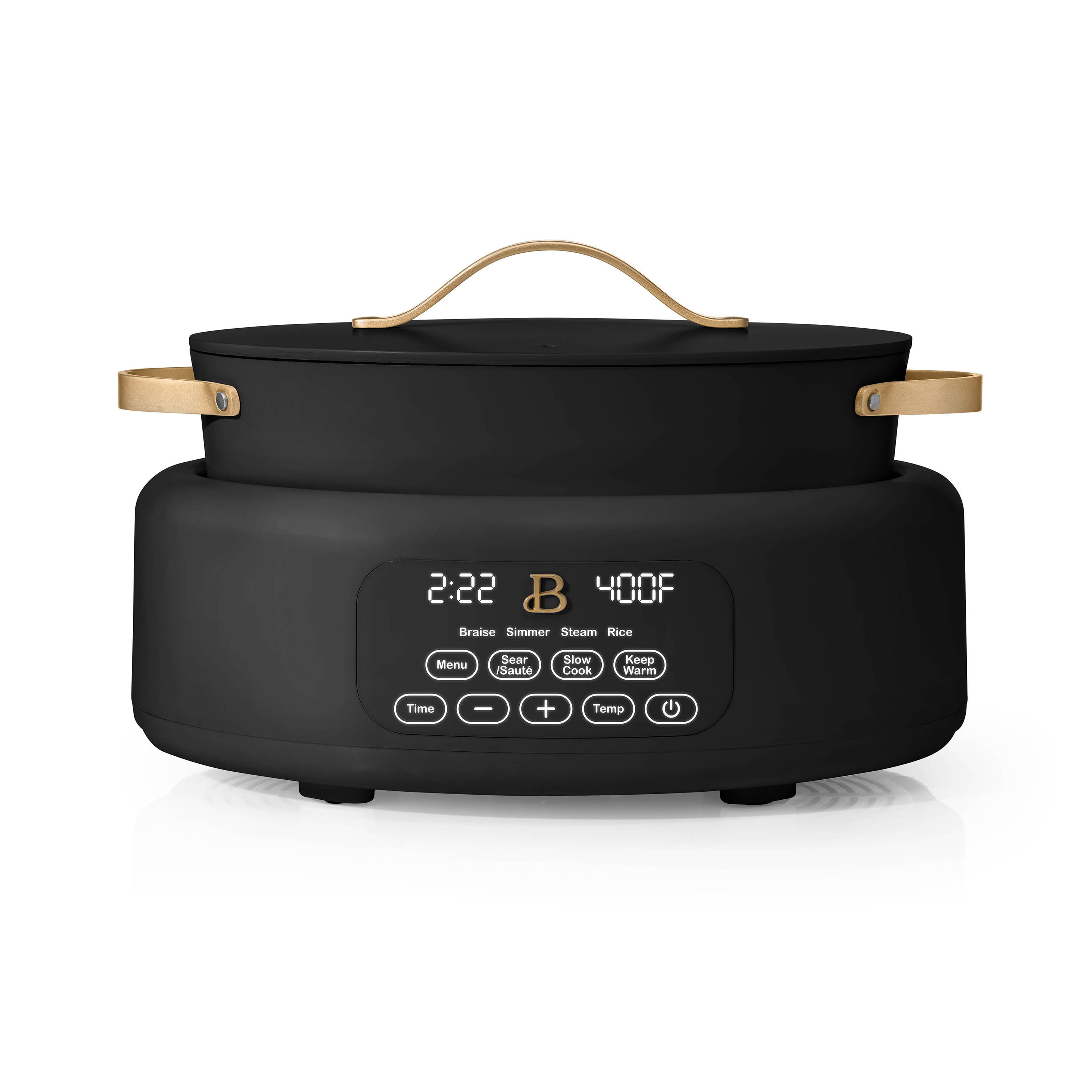 Beautiful 10 in 1 Electric Multi-Cooker, Black Sesame by Drew Barrymore