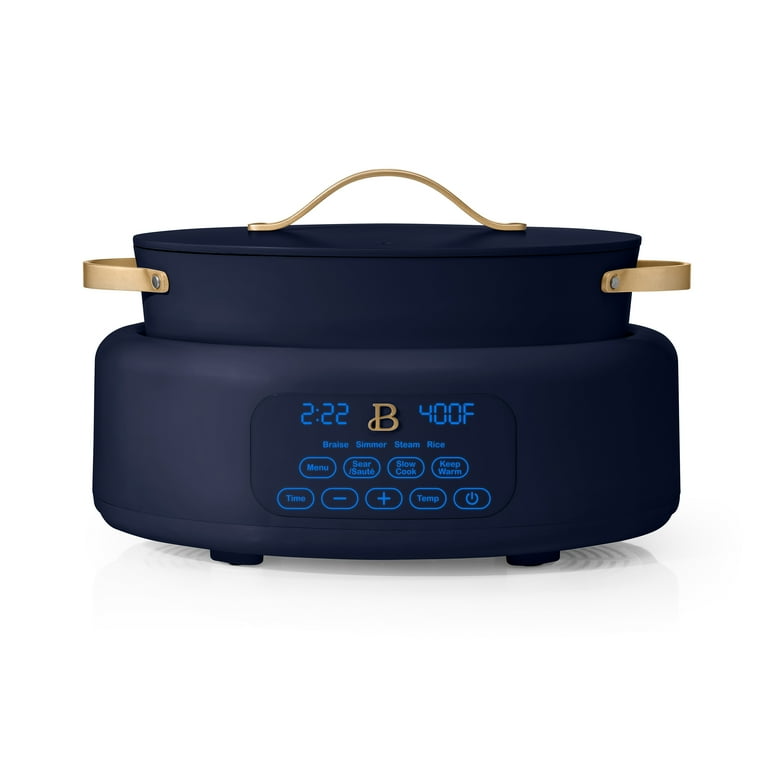 Beautiful 10 in 1 6 Qt Electric Multi Cooker Starry Night by Drew Barrymore Blue Walmart